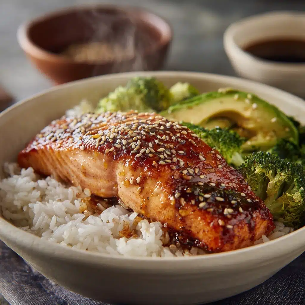 Teriyaki Salmon Rice Bowl Recipe - Recipe Image