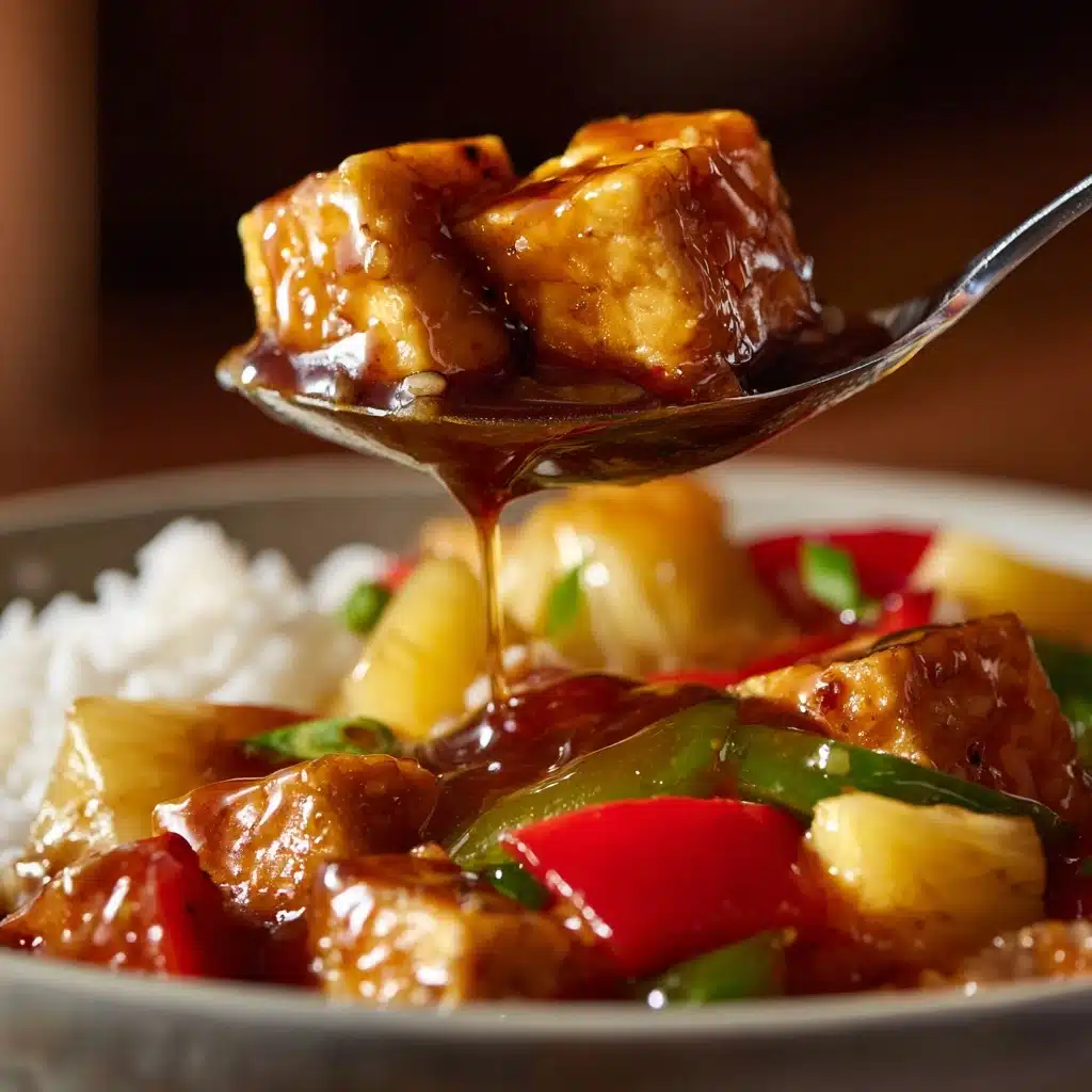 Sweet & Sour Tofu Rice Recipe - Recipe Image