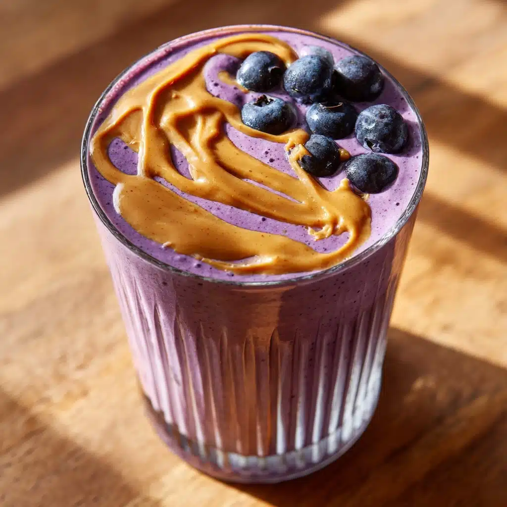 Peanut Butter and Jelly Smoothie - Recipe Image