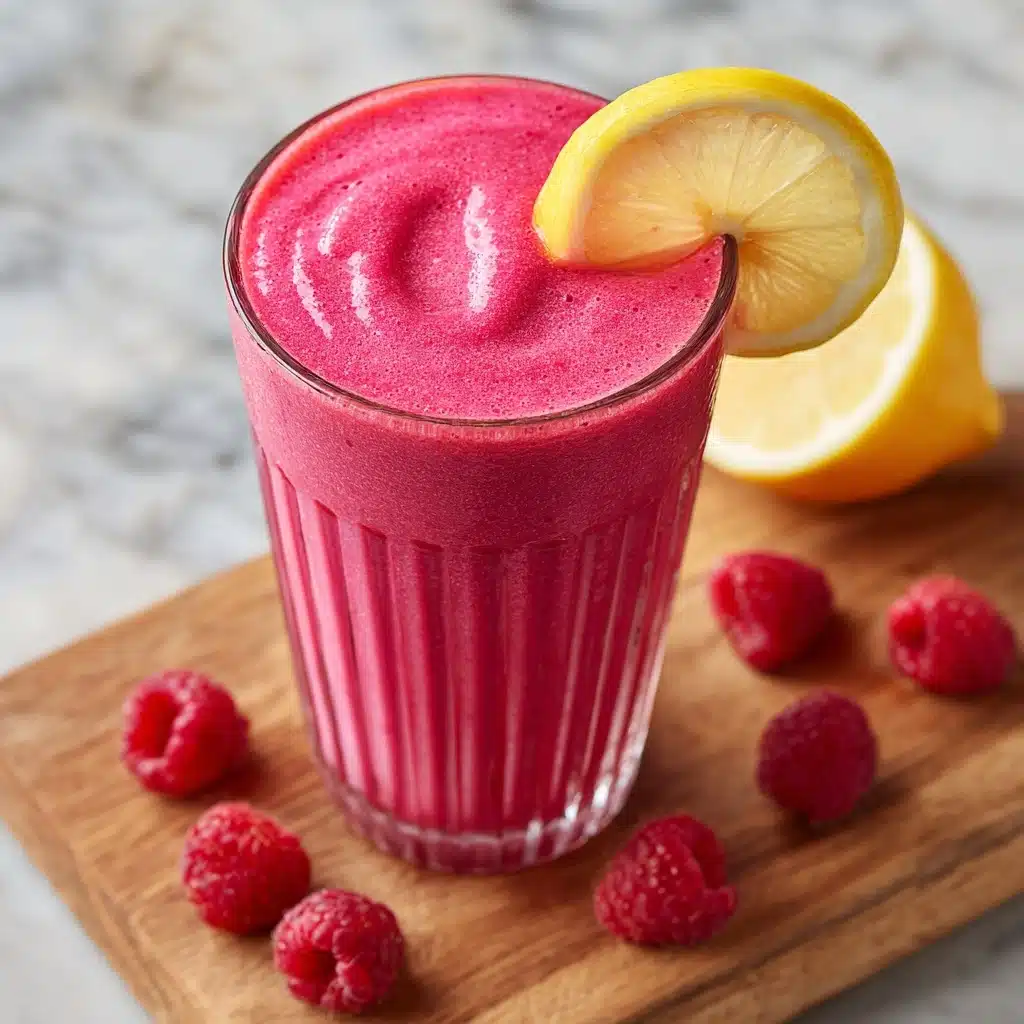 Raspberry Lemonade Smoothie - Recipe Image