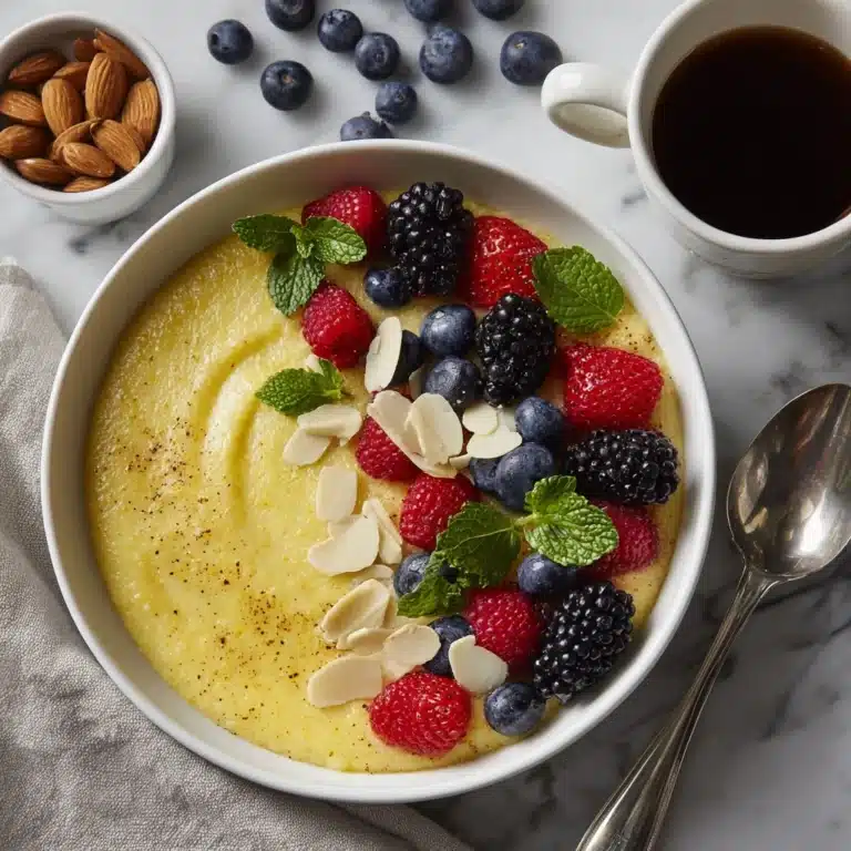 Turmeric Oatmeal with Almonds