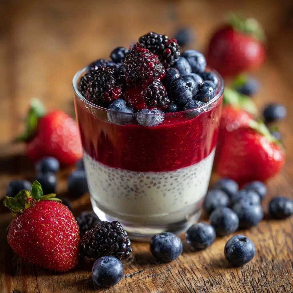 Chia Seed Pudding with Berries - Recipe Image