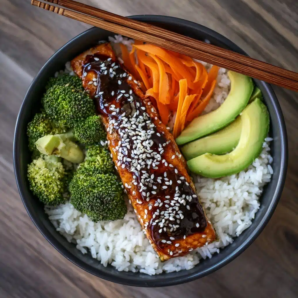 Teriyaki Salmon Rice Bowl Recipe - Recipe Image