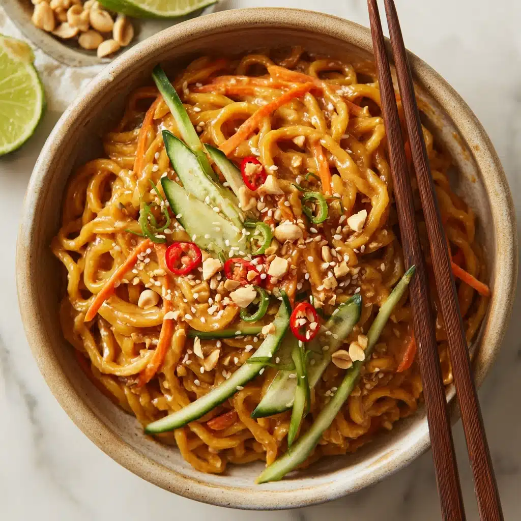 Spicy Peanut Noodles Recipe - Recipe Image