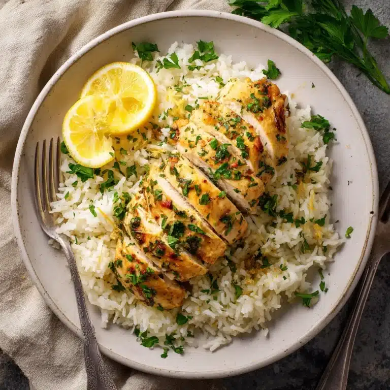 Lemon Herb Chicken Rice Recipe