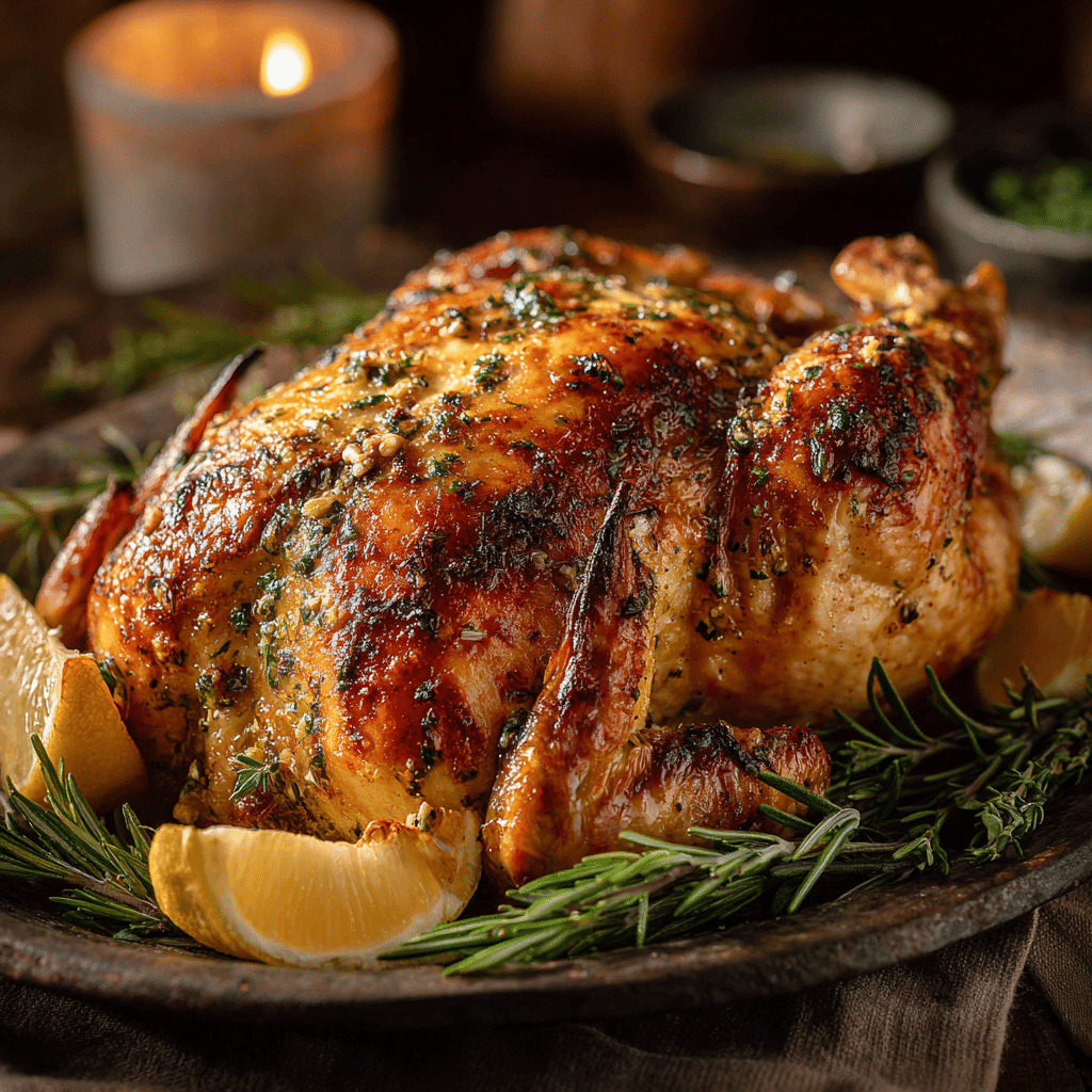 Roast Herb Butter Chicken
