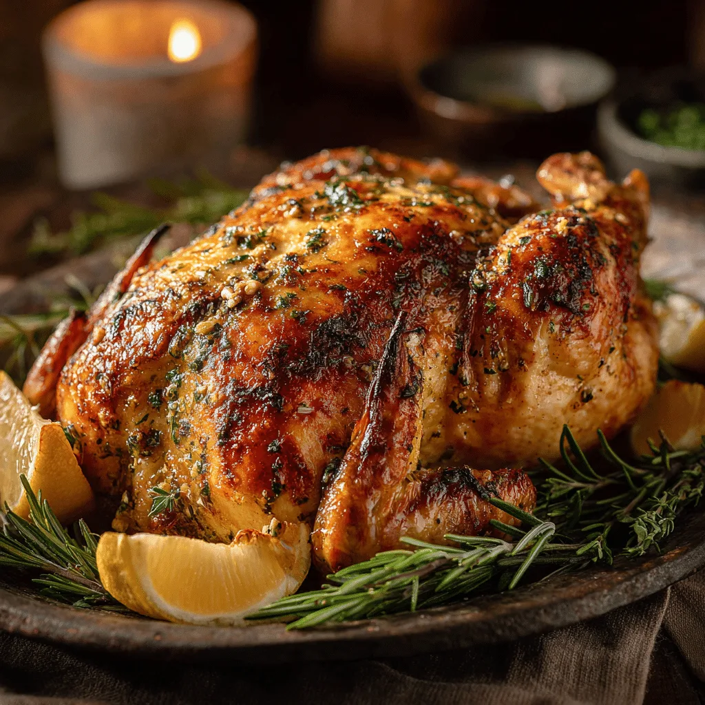 Roast Herb Butter Chicken