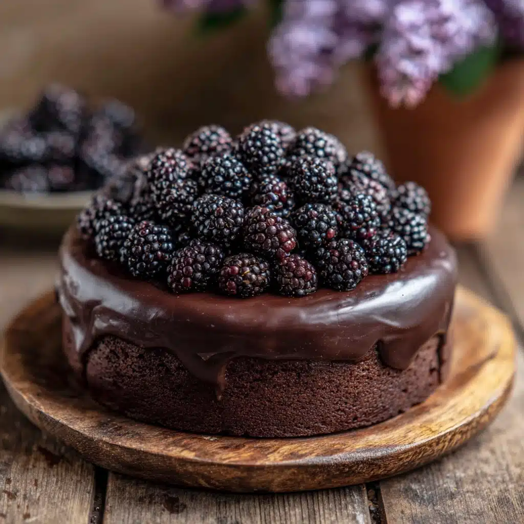 Blackberry Velvet Gothic Cake: A Dark, Lush Dessert Dream Recipe - Recipe Image