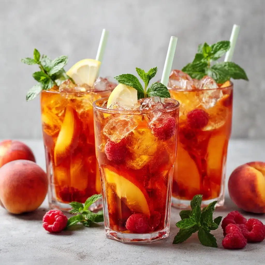 Raspberry Peach Lemonade Recipe - Recipe Image