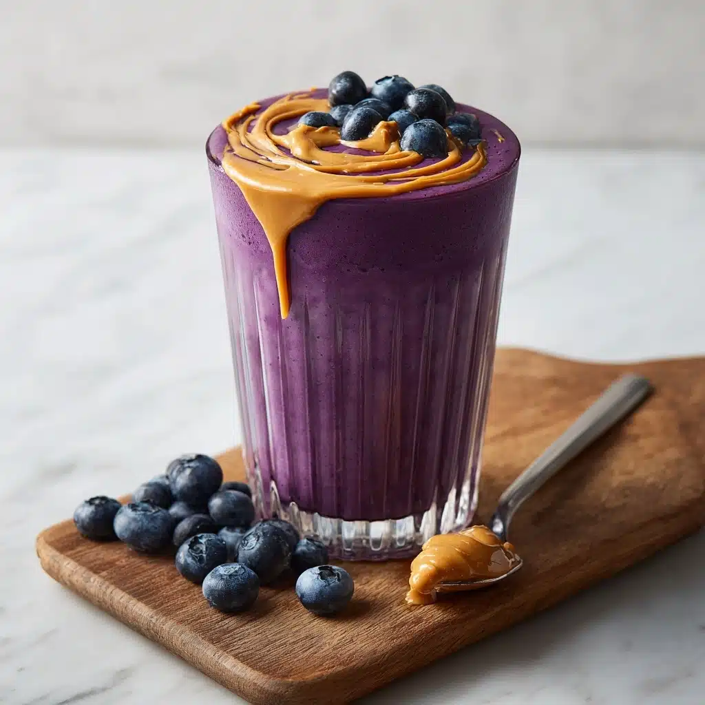 Peanut Butter and Jelly Smoothie - Recipe Image
