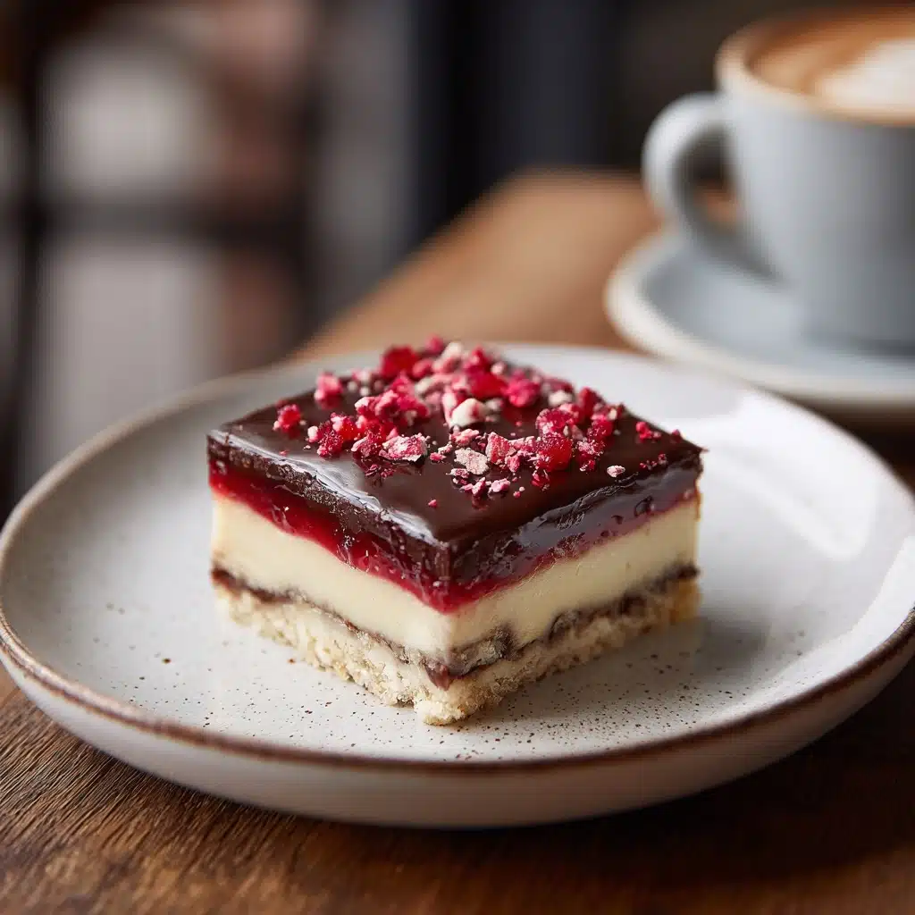 Raspberry Caramel Millionaires Shortbread Recipe