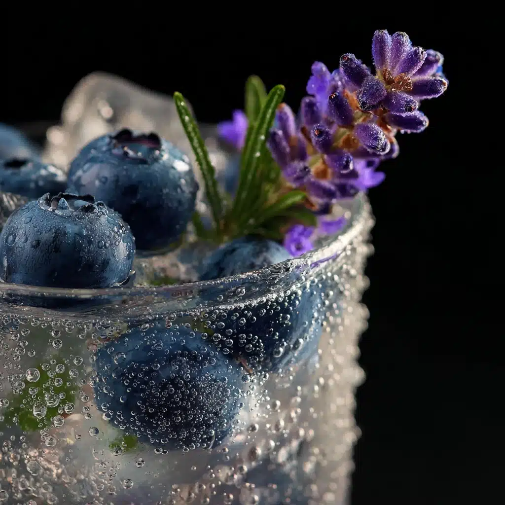 Blueberry Lavender Spritz Mocktail Recipe - Recipe Image
