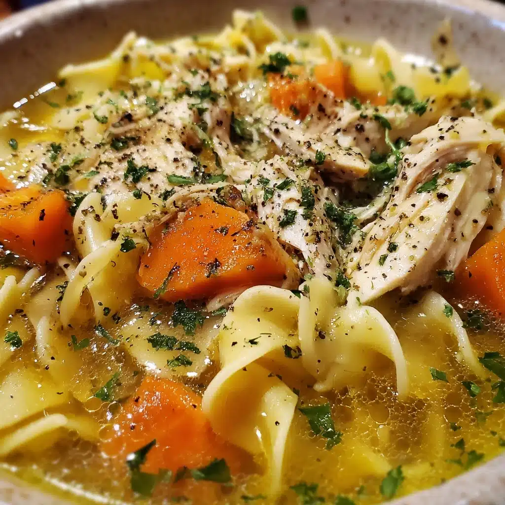 Homemade Chicken Noodle Soup Recipe - Recipe Image