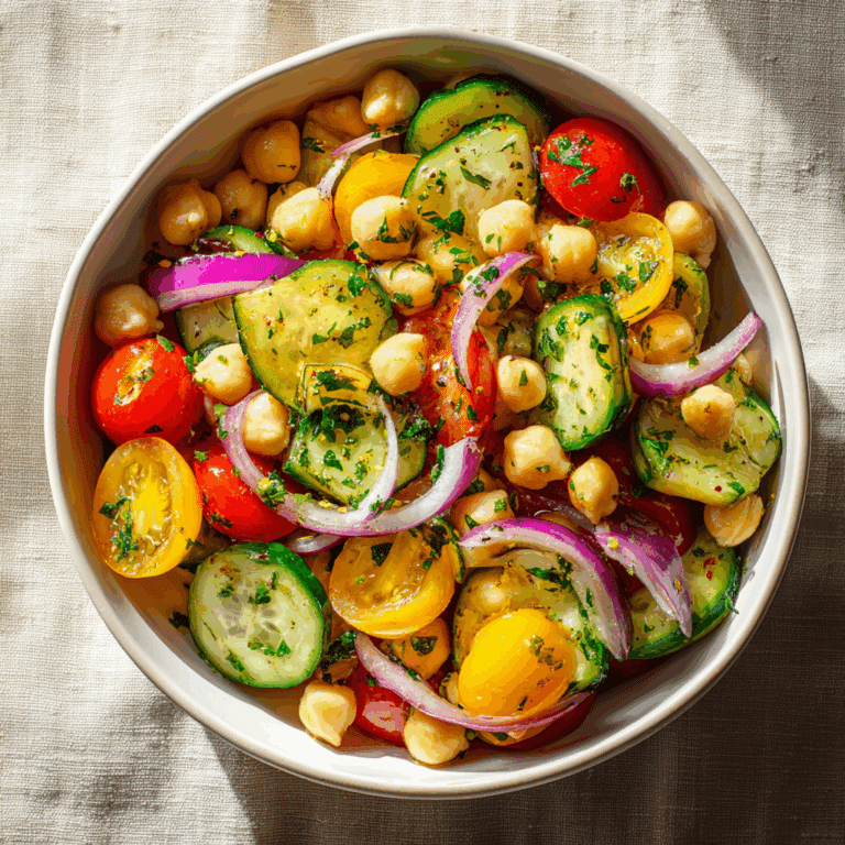 Mediterranean Chickpea Salad
