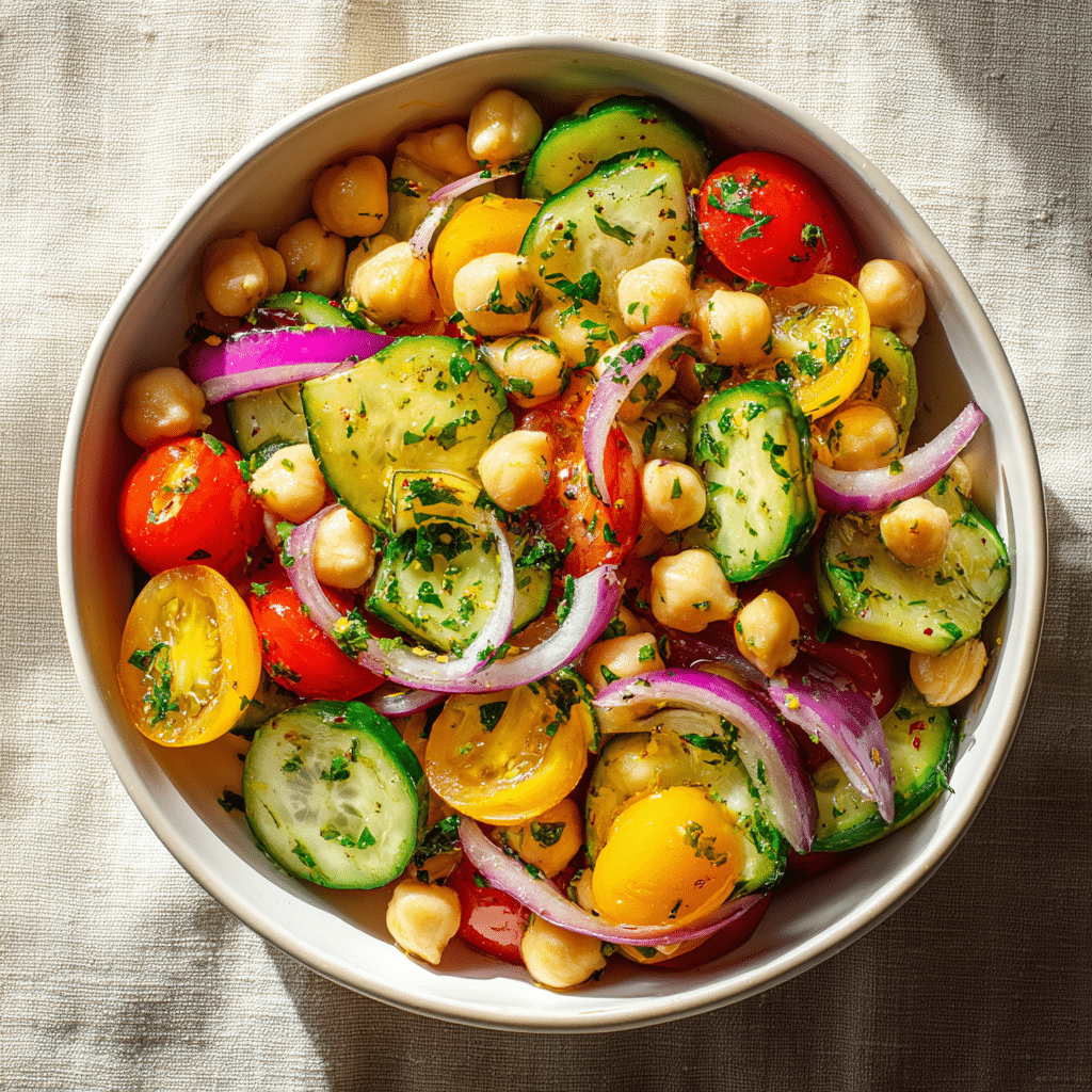 Mediterranean Chickpea Salad