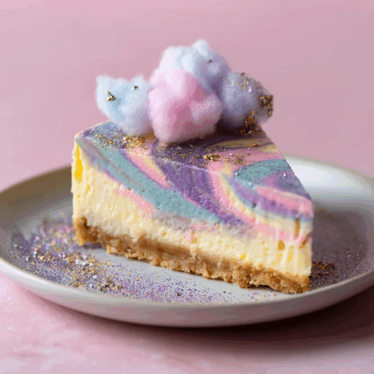 Rainbow Unicorn Cheesecake