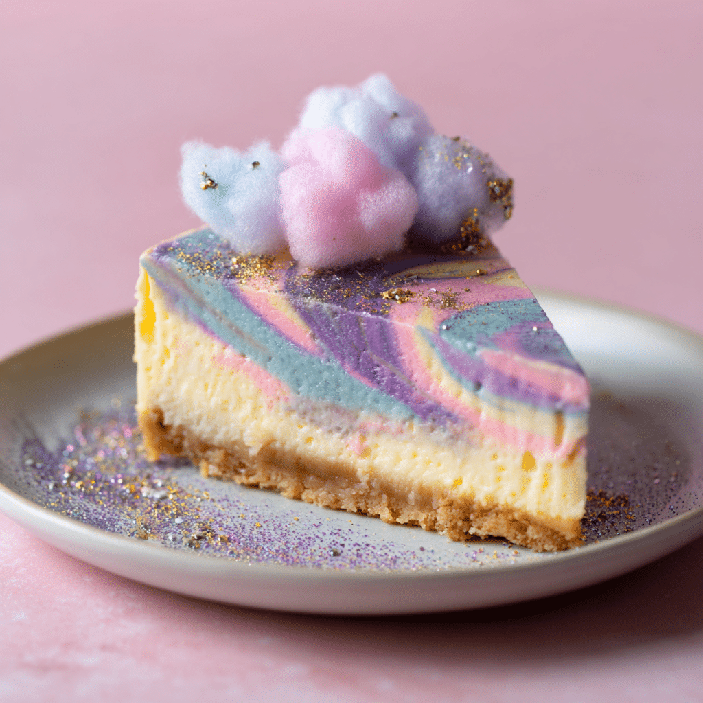 Rainbow Unicorn Cheesecake