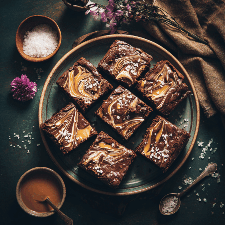 Salted Caramel Brownies