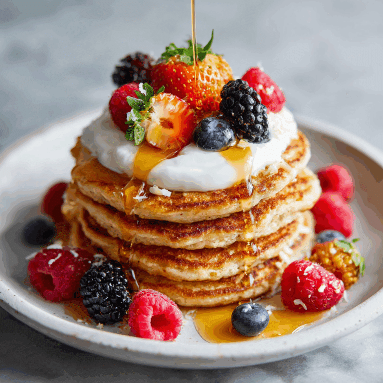 Protein Pancakes with Berries