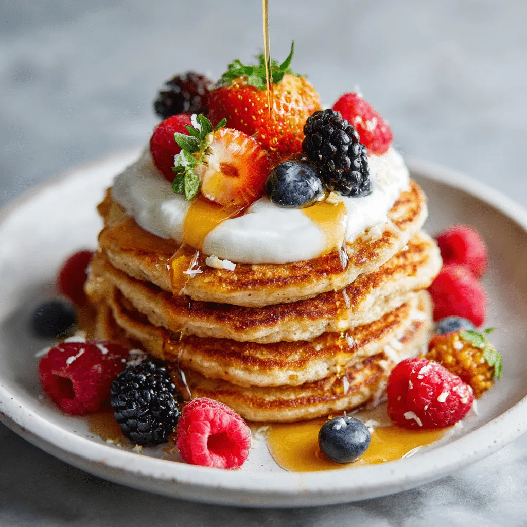 Protein Pancakes with Berries
