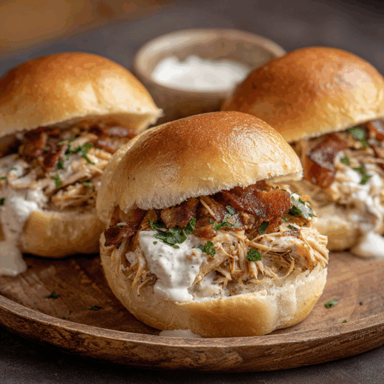 Chicken Bacon Ranch Sandwiches