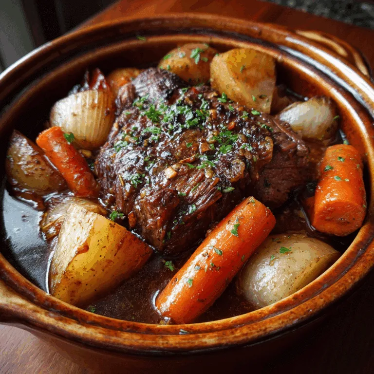 Most Tender Pot Roast (Slow Cooker)
