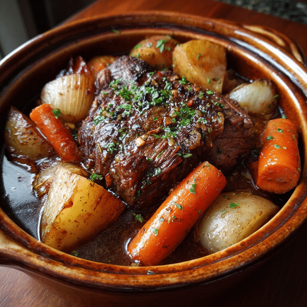 Most Tender Pot Roast (Slow Cooker)