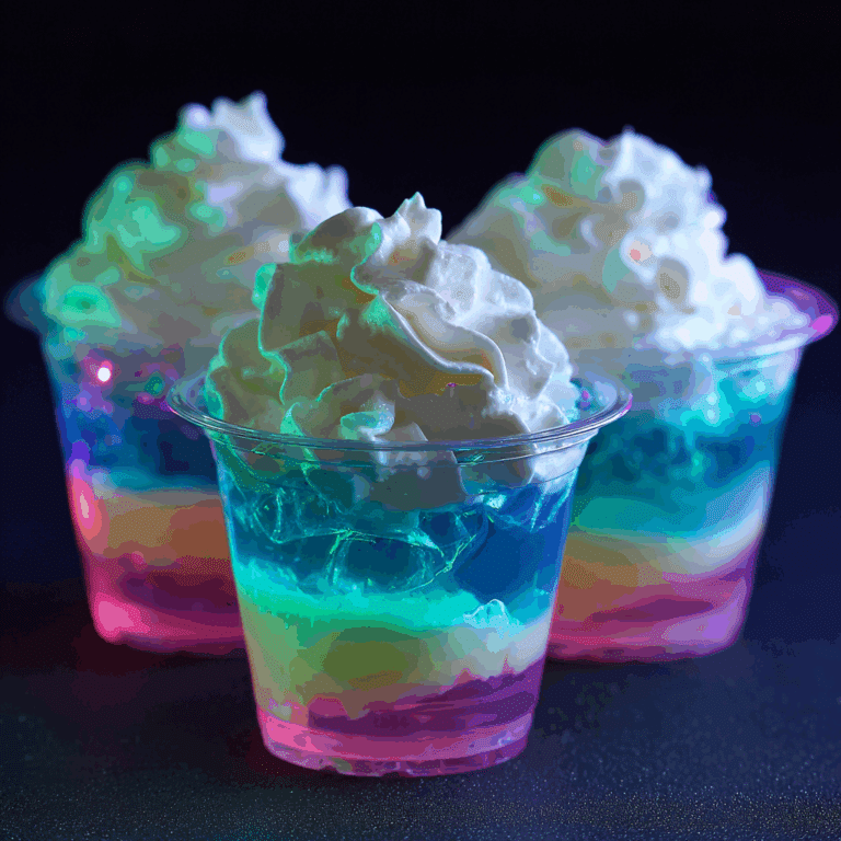 Neon Glow Jelly Cups