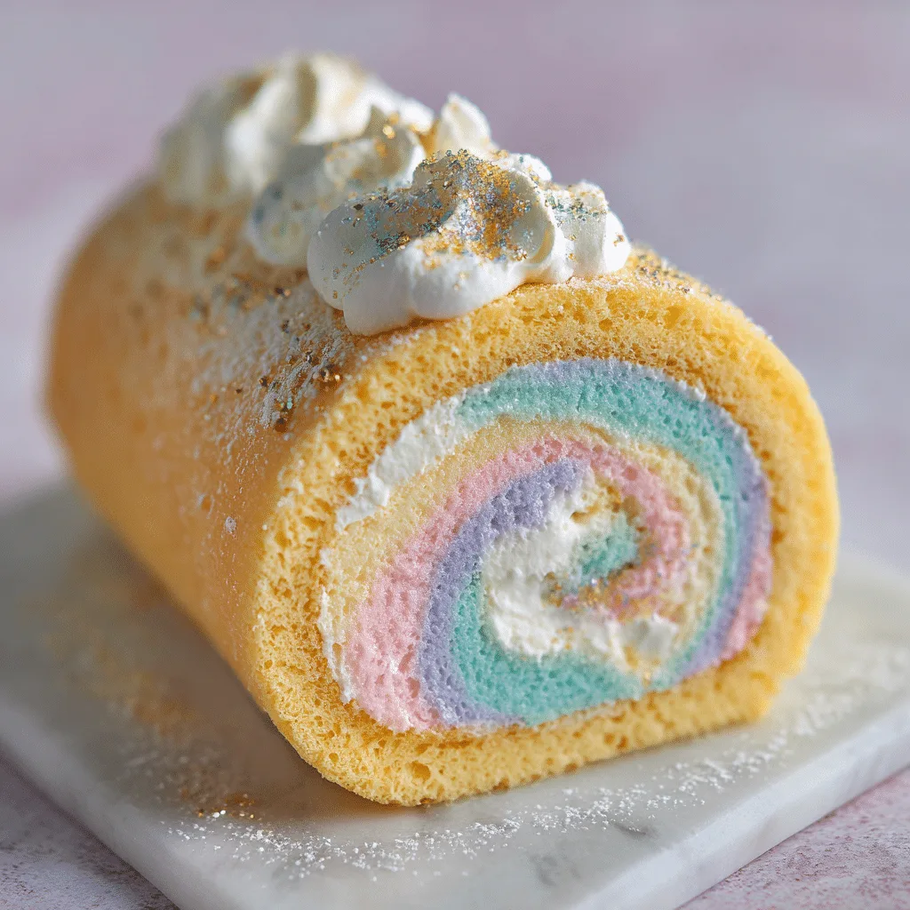 Pastel Roll Cake