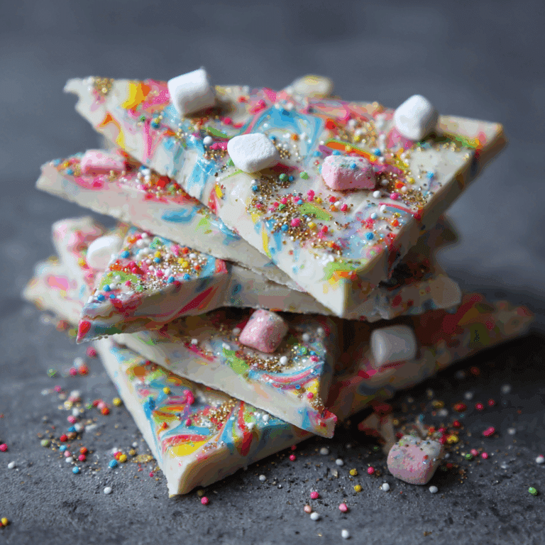 Rainbow Chocolate Bark