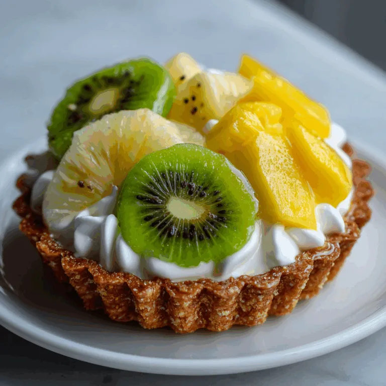 Tropical Fruit Tart