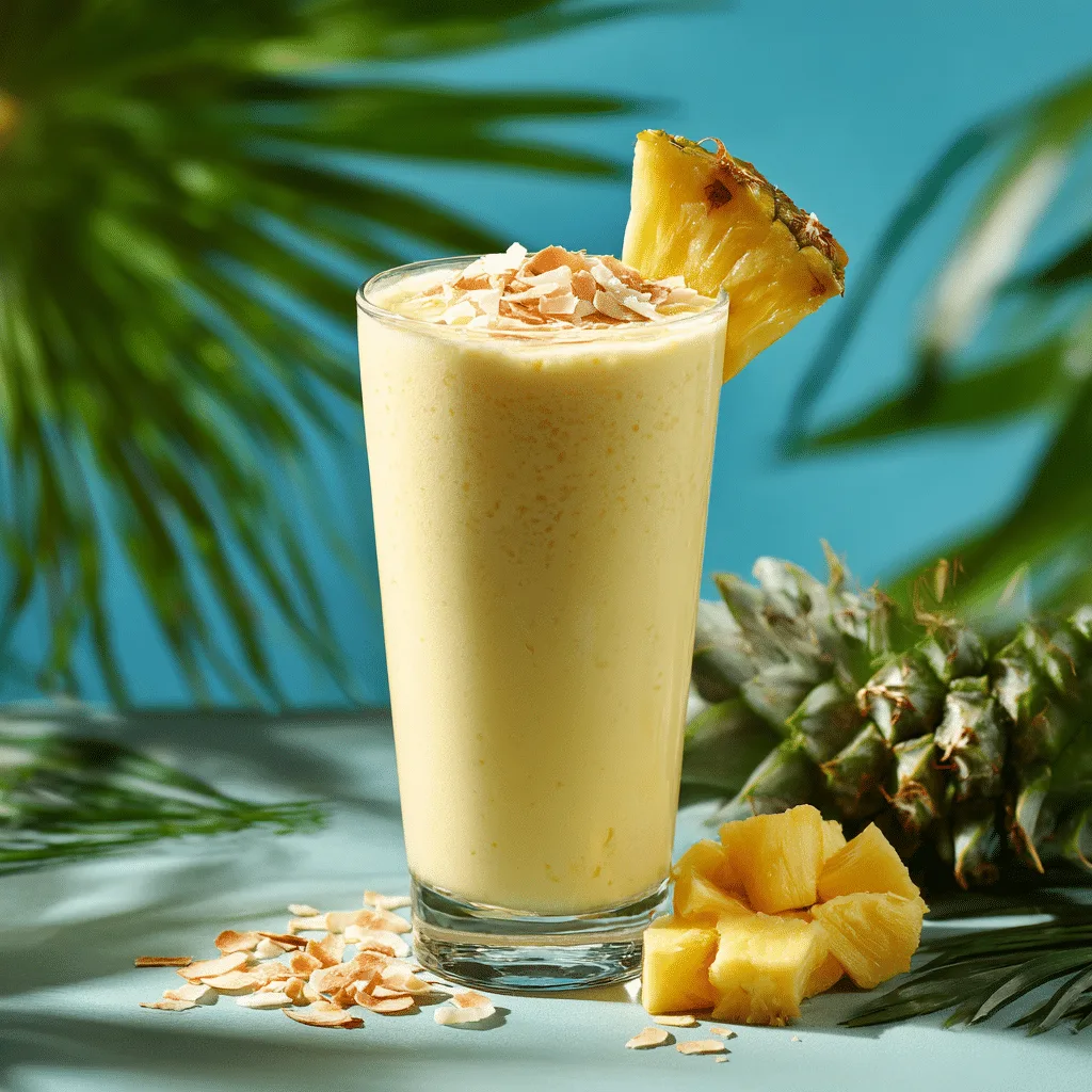 Pineapple Coconut Smoothie