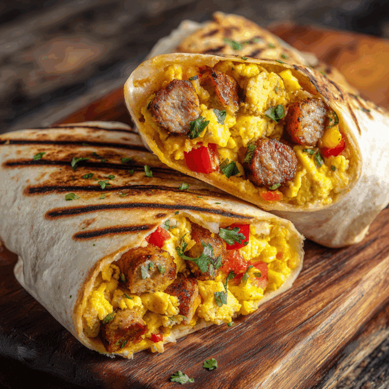 Freezer-Friendly Breakfast Burritos