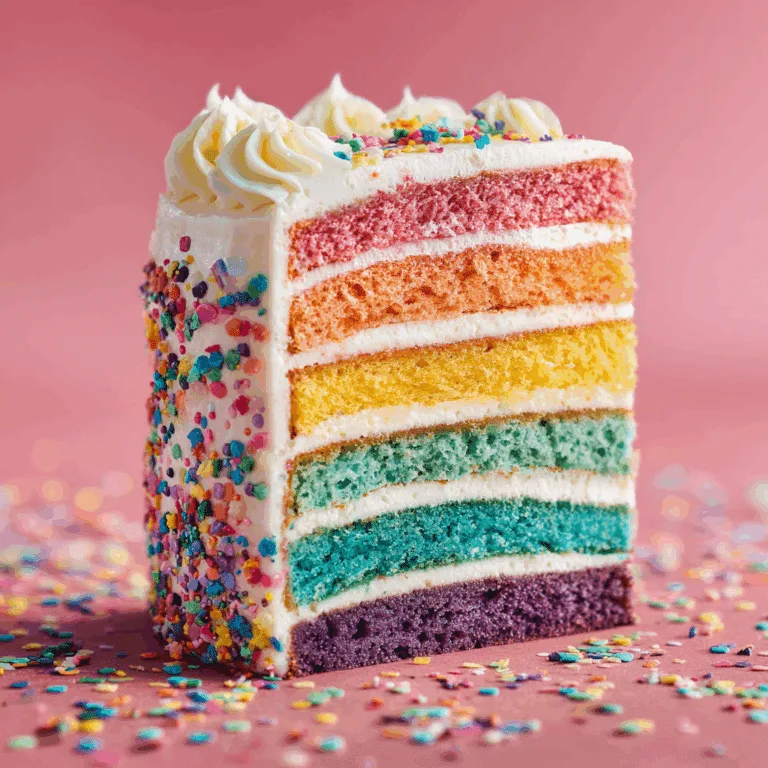 Rainbow Layer Cake