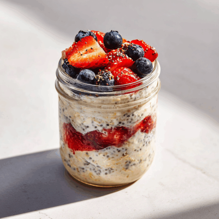 Overnight Oats with Berries