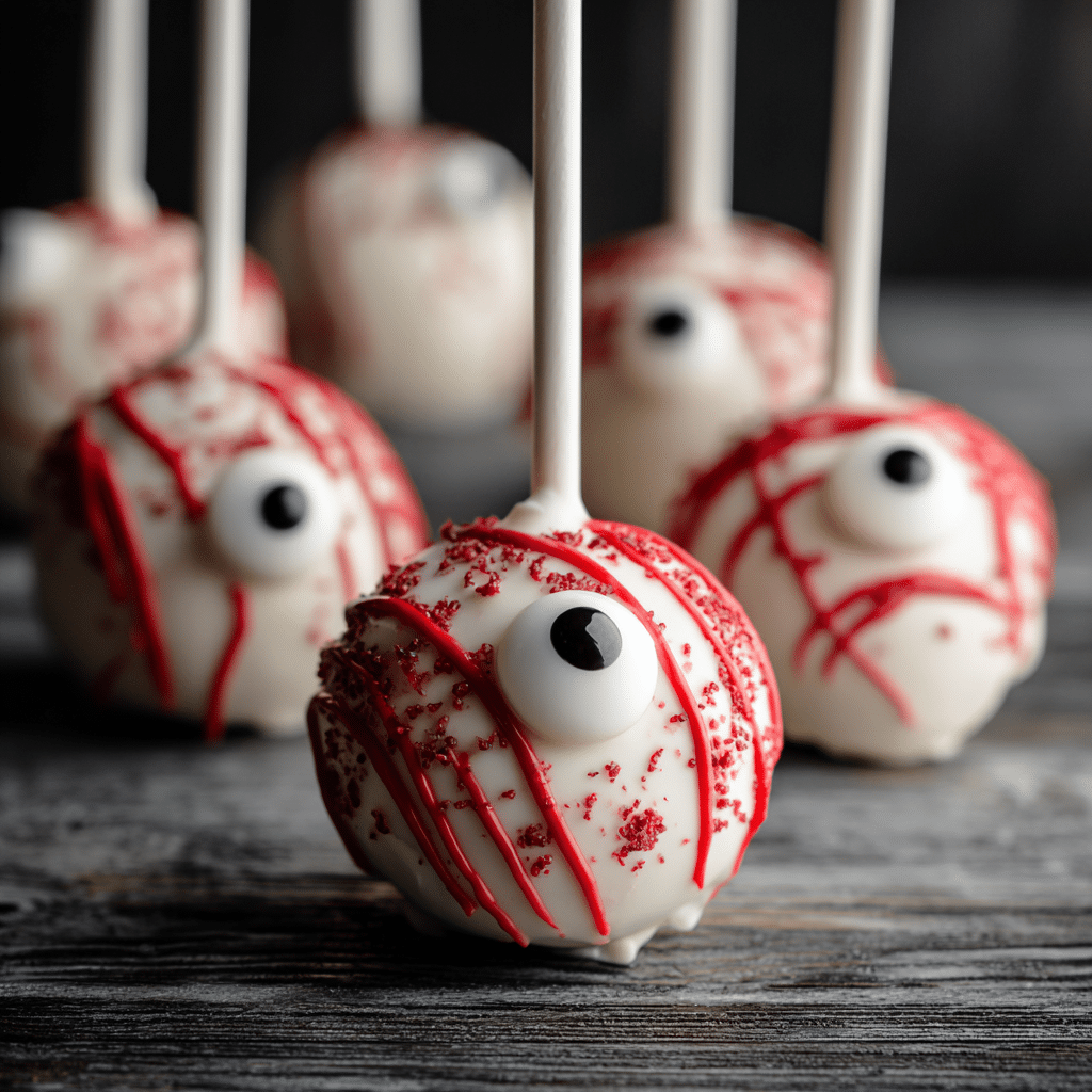 Monster Eyeball Cake Pops
