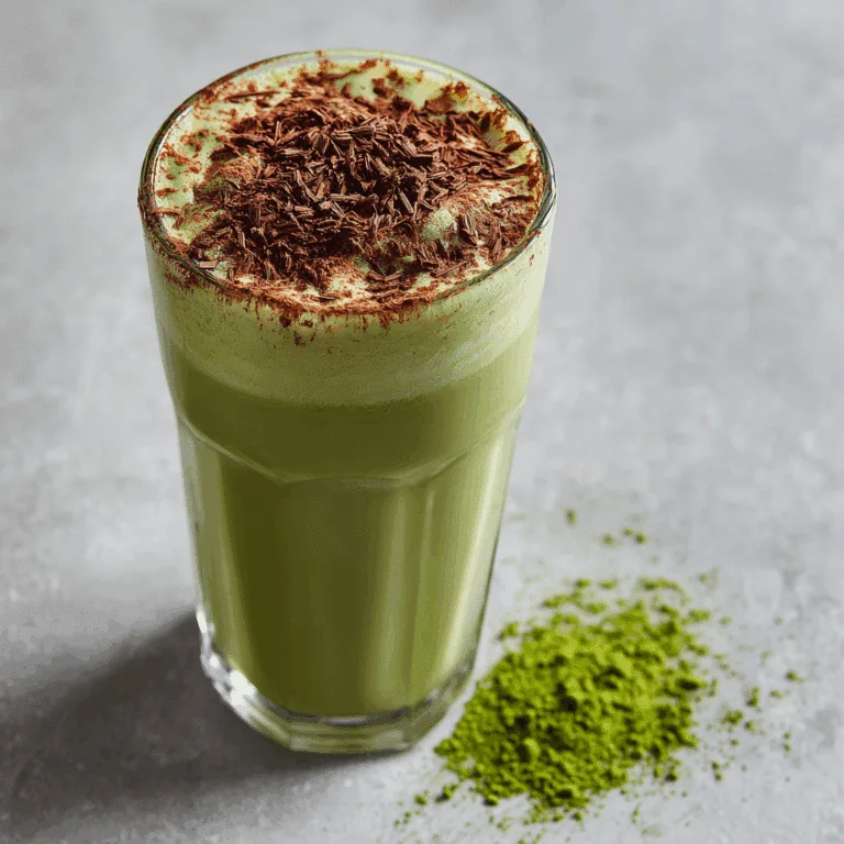 Chocolate Matcha Protein Shake