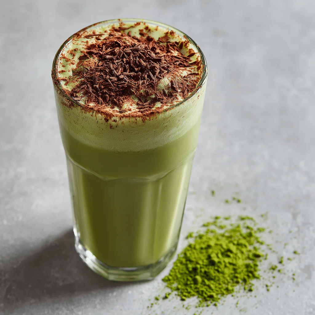 Chocolate Matcha Protein Shake