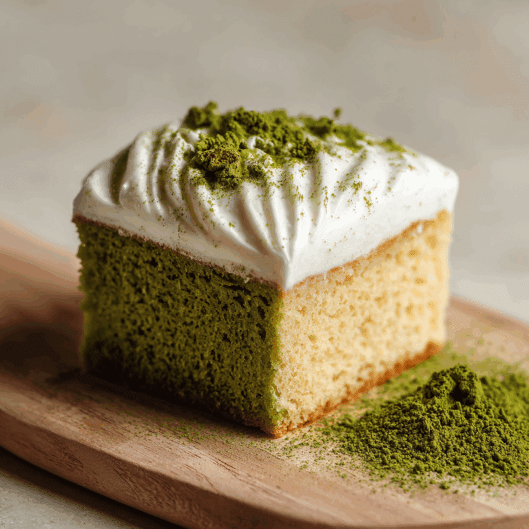 Matcha Green Tea Cake