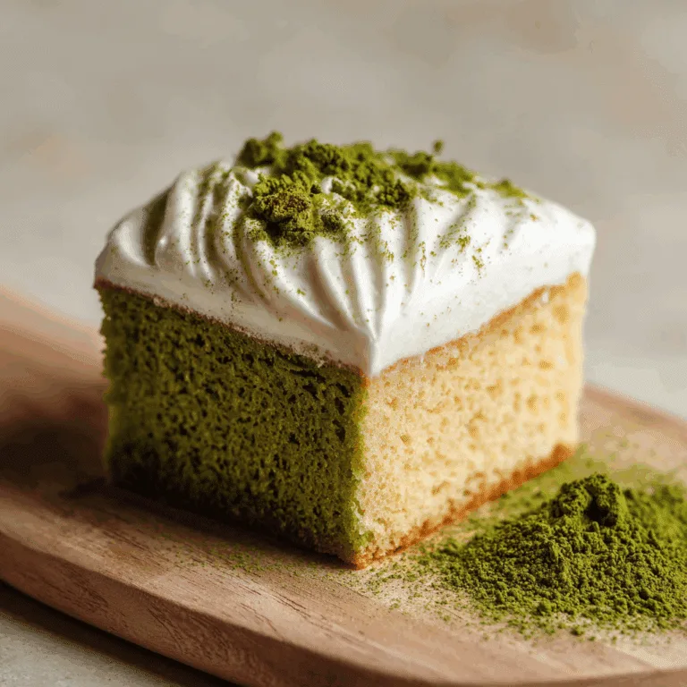 Matcha Green Tea Cake