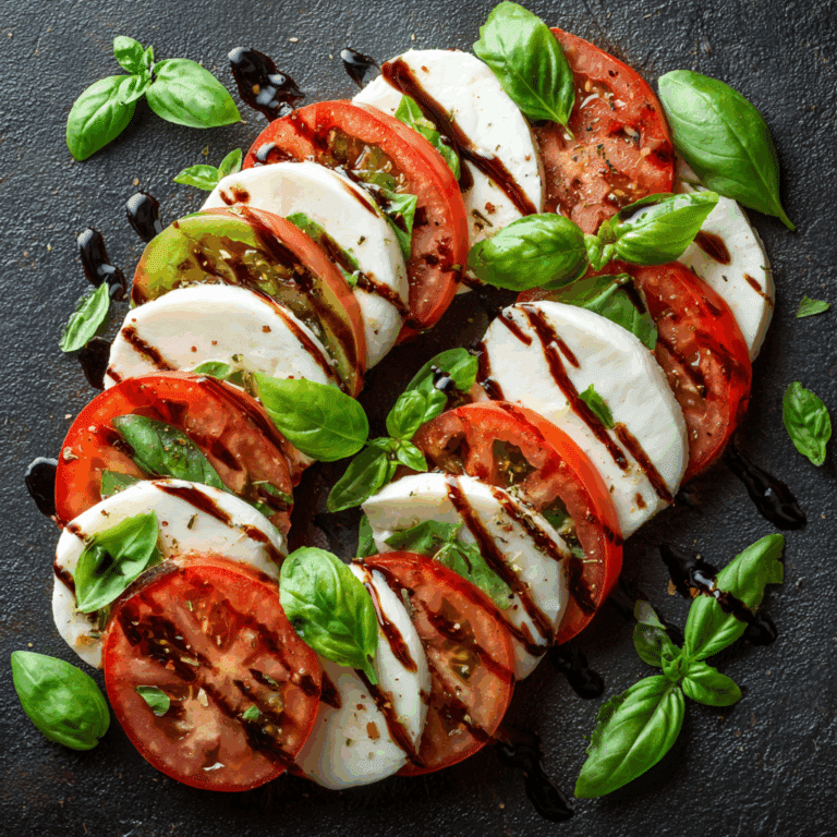 Caprese Salad with Balsamic Glaze