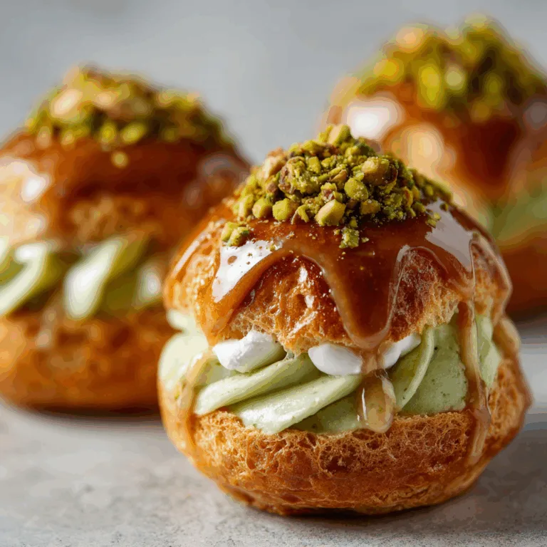 Pistachio Éclairs
