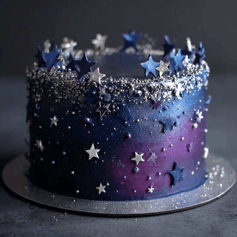 Galaxy Birthday Cake