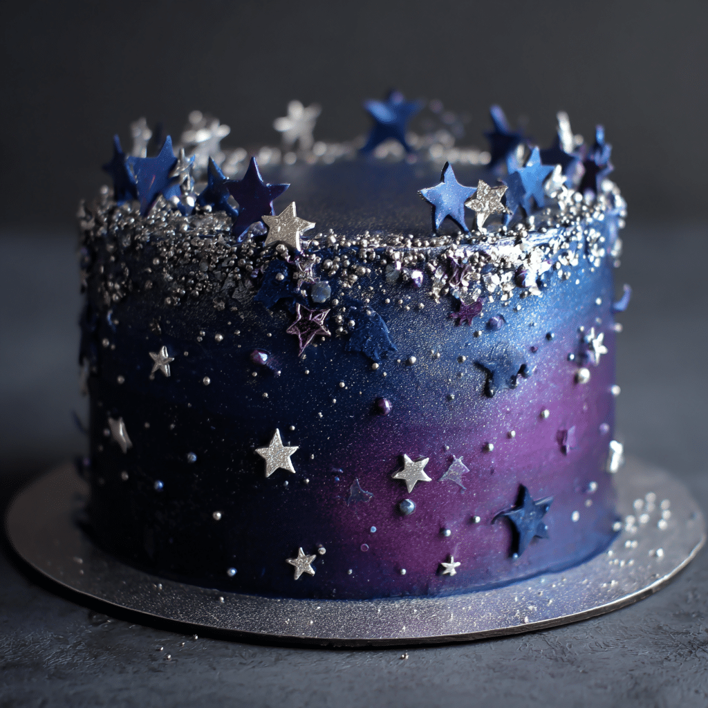 Galaxy Birthday Cake