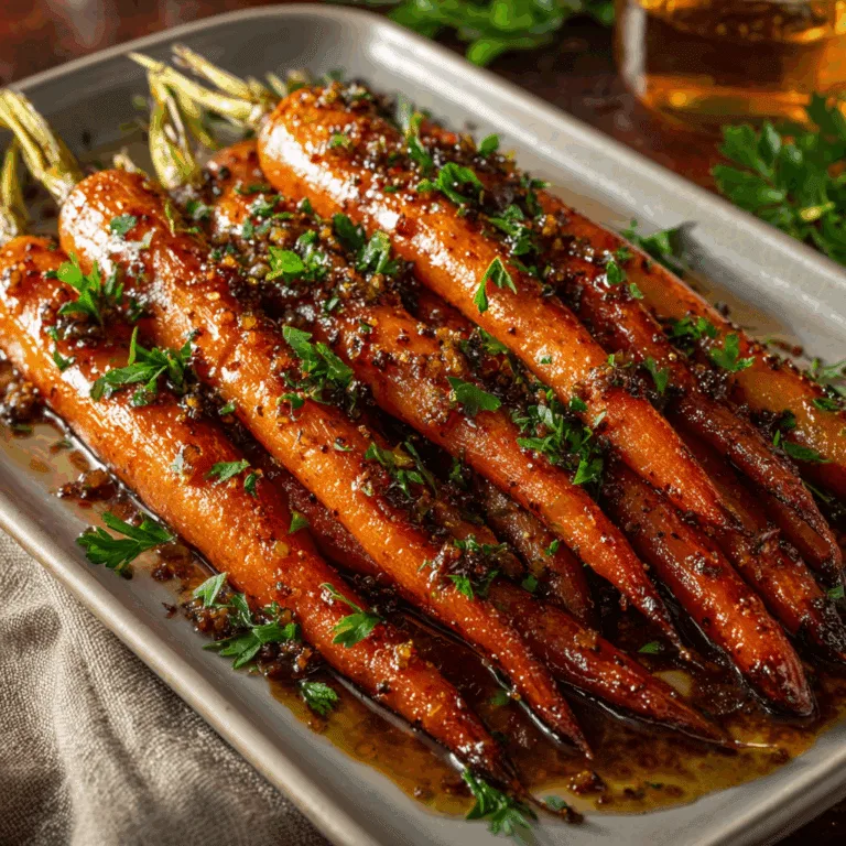 Apple Cider Glazed Carrots