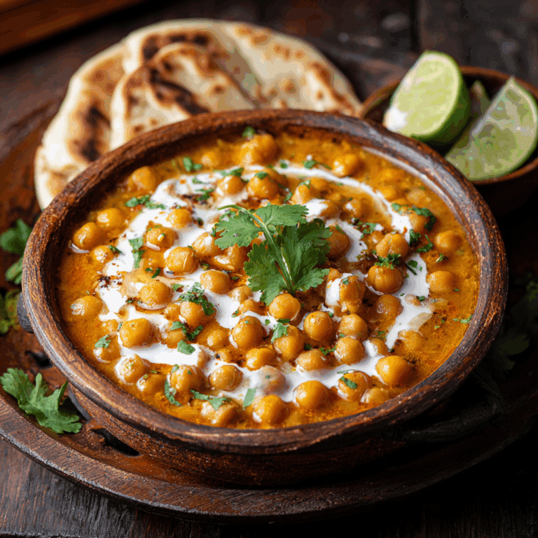 Vegetarian Chickpea Curry Recipe