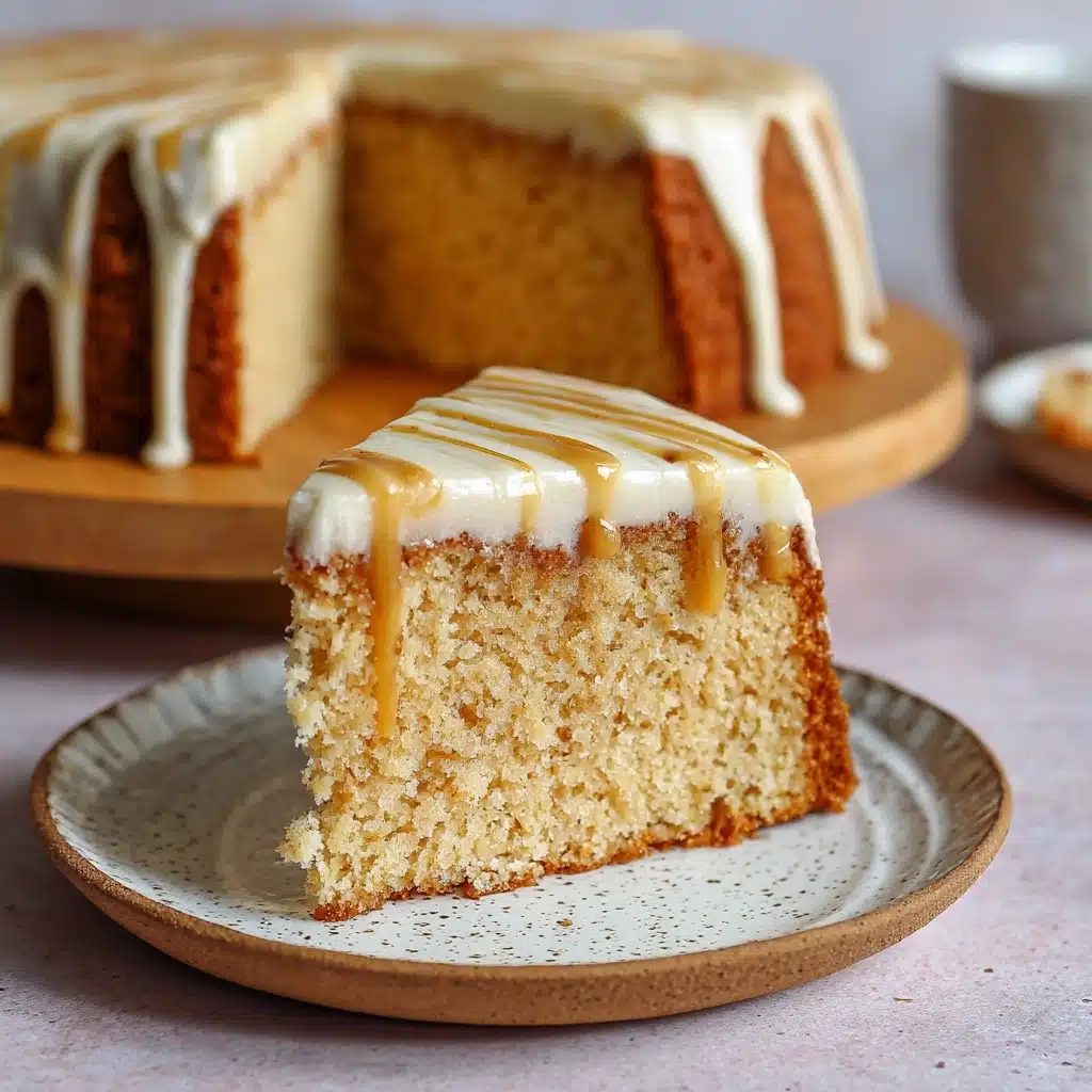 Pumpkin Cake with Whipped Cream Cheese and Maple Caramel Recipe - Recipe Image