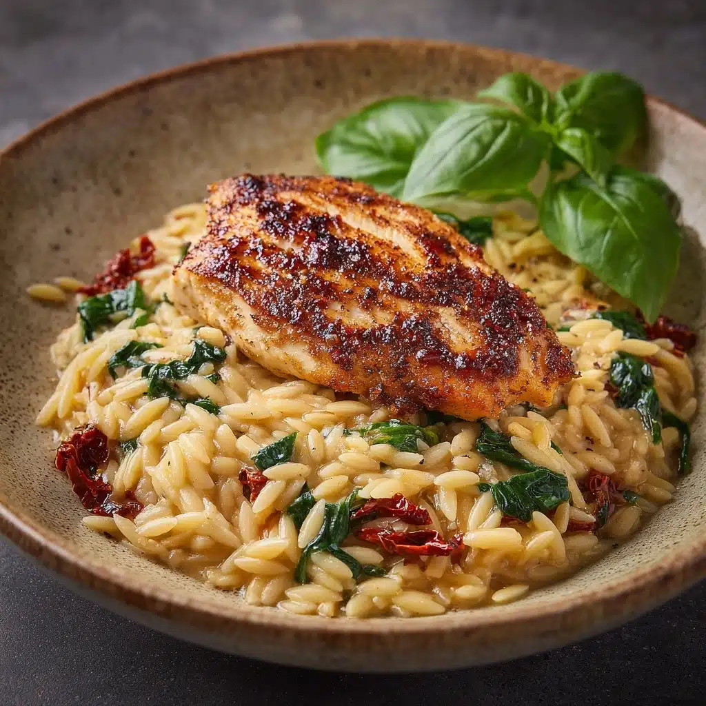One Pot Chicken and Orzo Recipe - Recipe Image