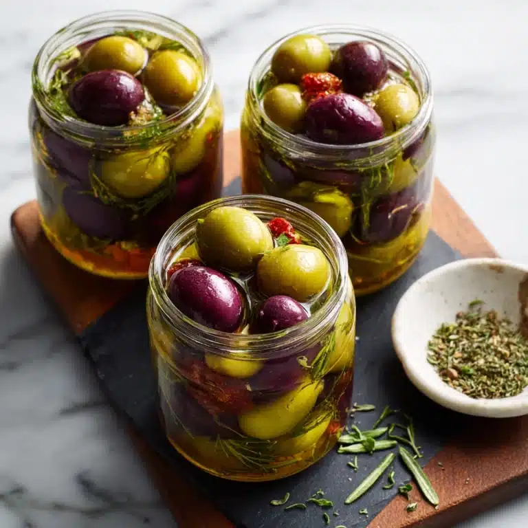 Marinated Olives Recipe