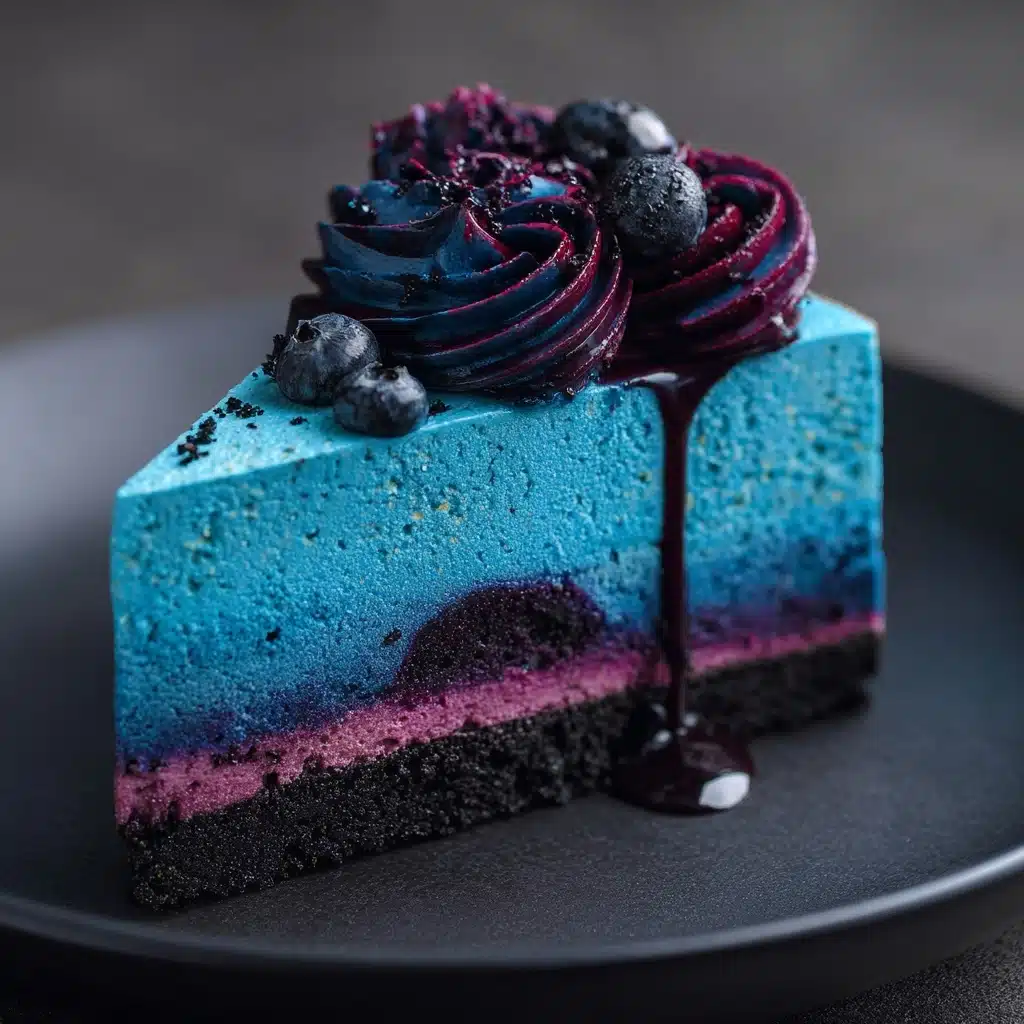 Ravenclaw Midnight Blueberry  Cheesecake - Recipe Image